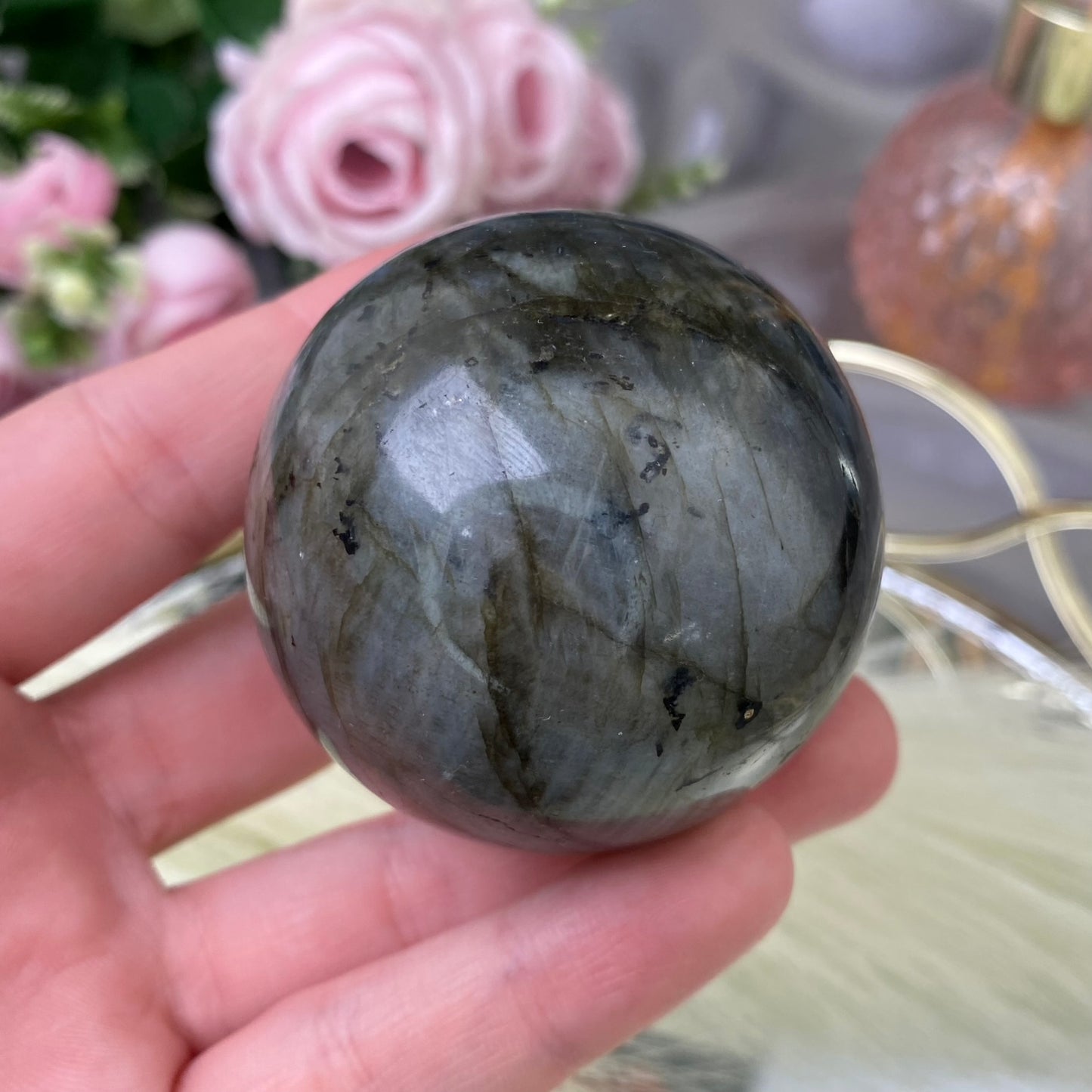 Labradorite sphere (Labradorite 5cm)