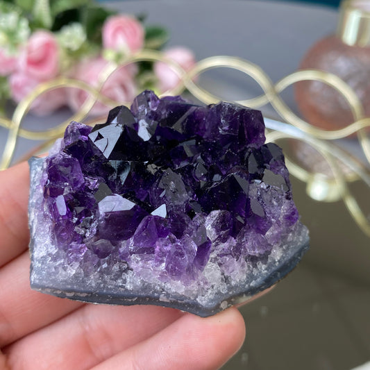 Natural raw Amethyst druse/cluster (High Quality,Uruguay,110g.)