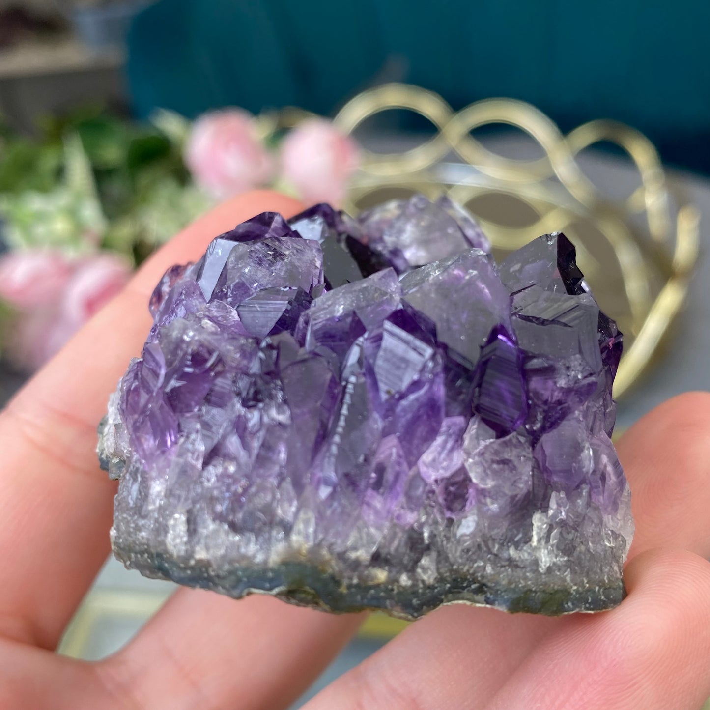 Natural raw Amethyst druse/cluster (High Quality,Uruguay,119g.)