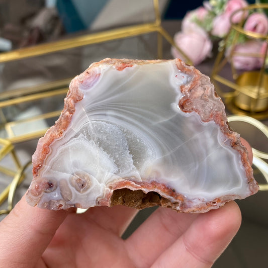 Natural partially polished Agate (Peru) 152g.