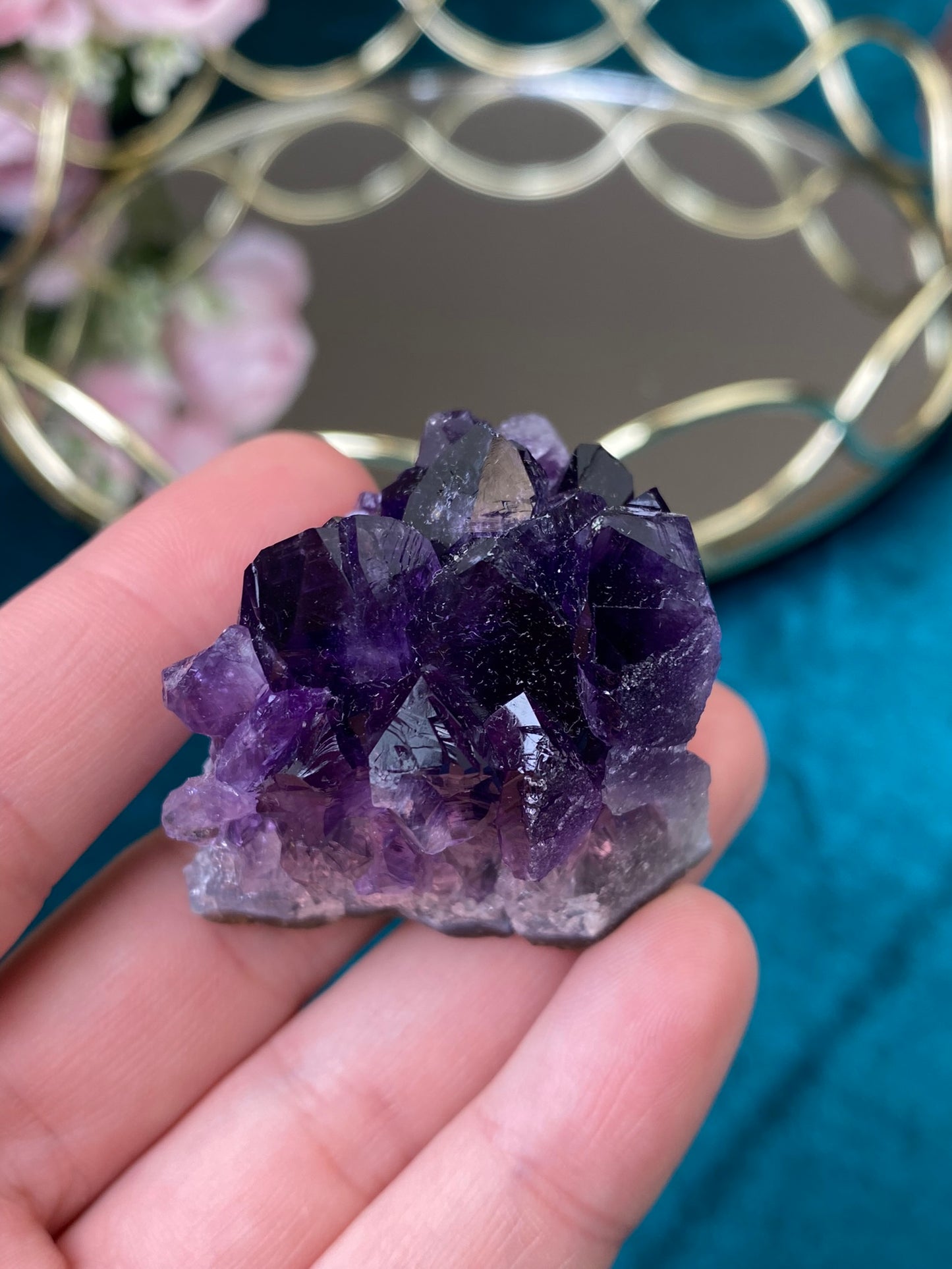 Natural raw Amethyst druse/cluster (High Quality,Uruguay,66g.)