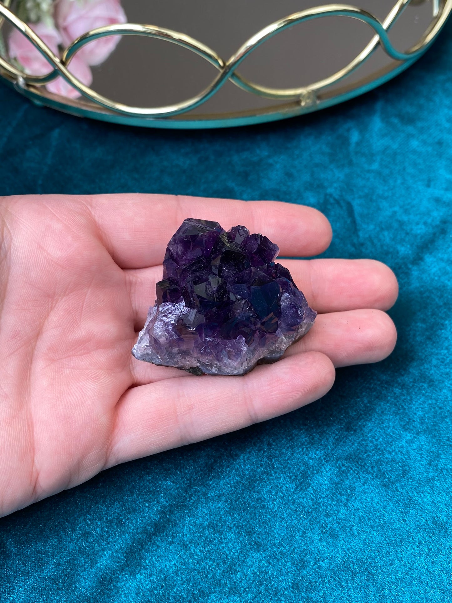 Natural raw Amethyst druse/cluster (High Quality,Uruguay,66g.)