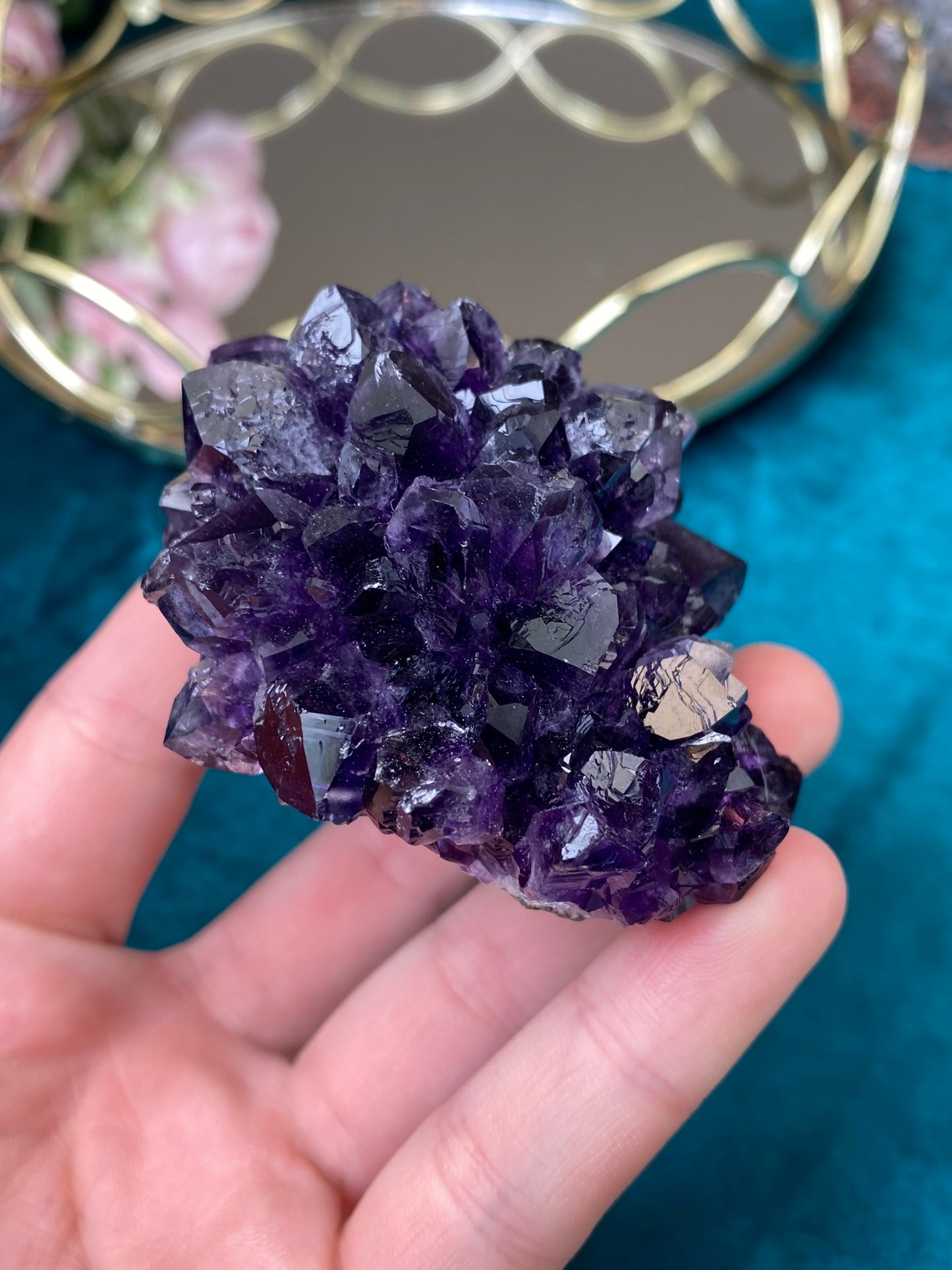Natural raw Amethyst druse/cluster (High Quality,Uruguay,203g.)