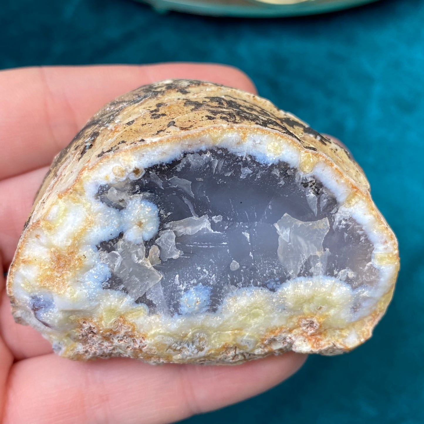 Natural partially polished Agate 124g.