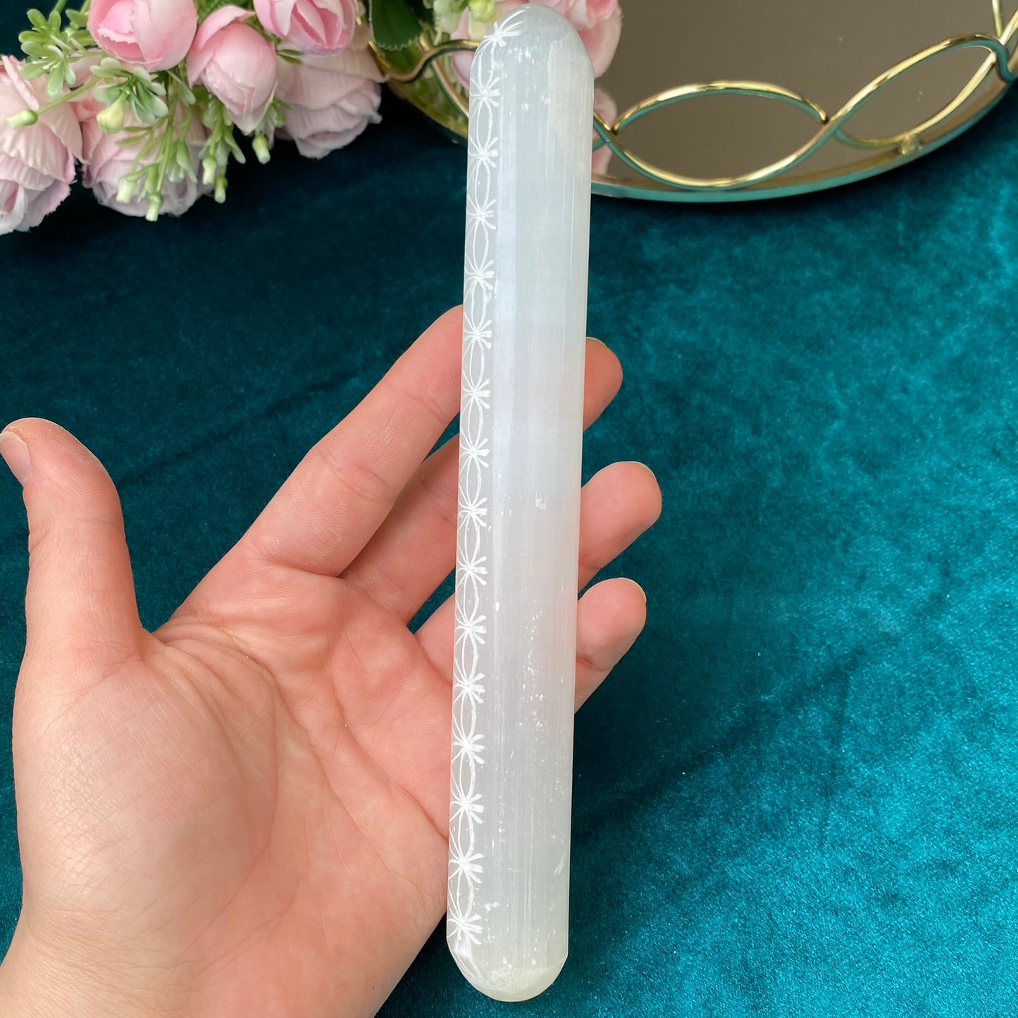 Selenite Massage stick (size- L)