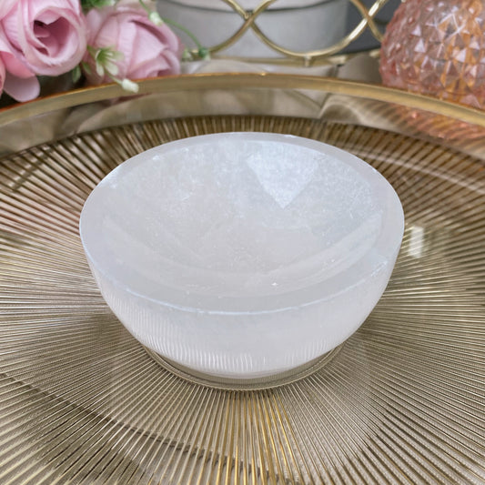 Selenite bowl (size-M)
