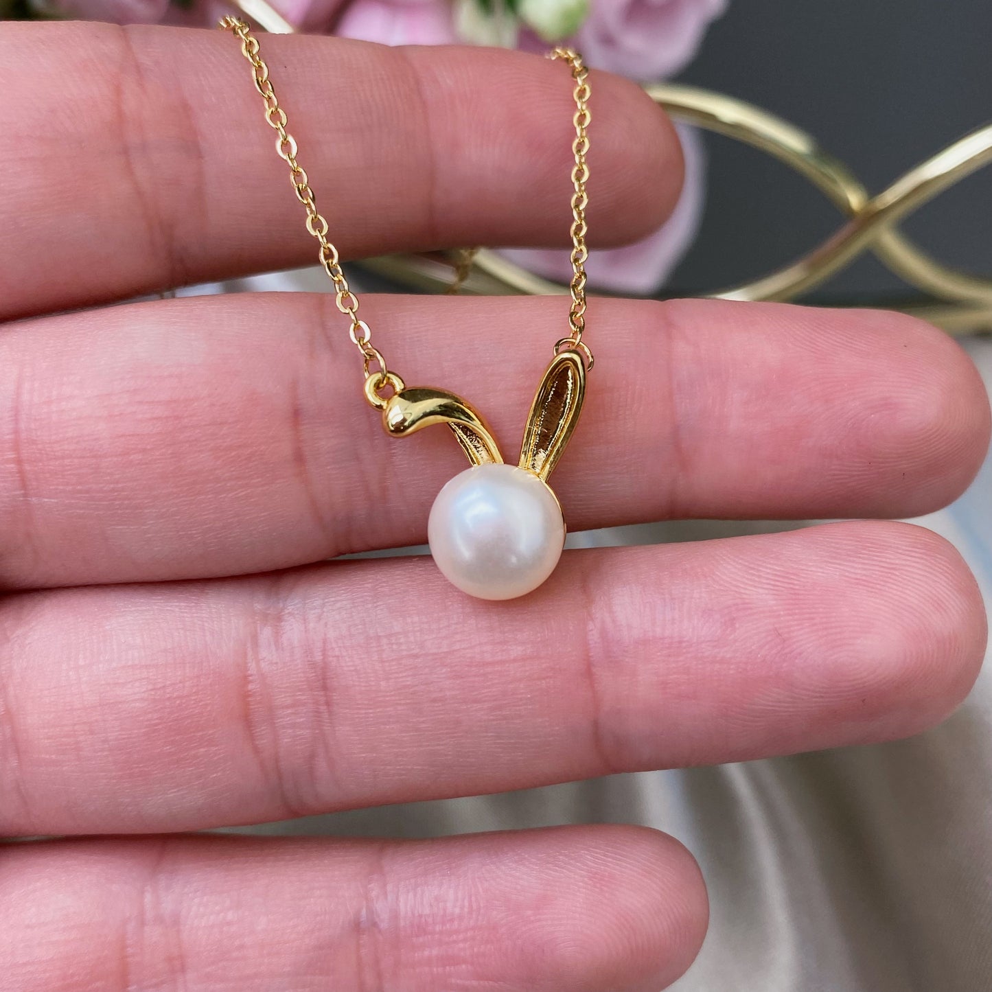 River Pearls necklace (adjustable length 38cm+5cm)