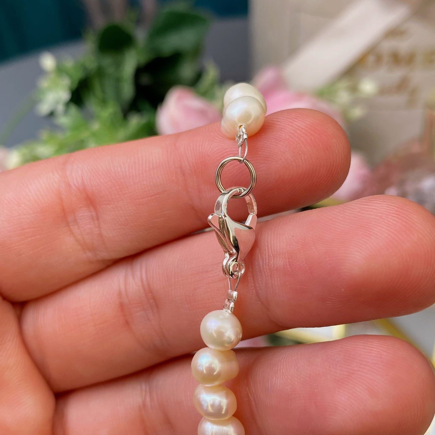 River Pearl necklace (River Pearls 5-6mm, 38cm)