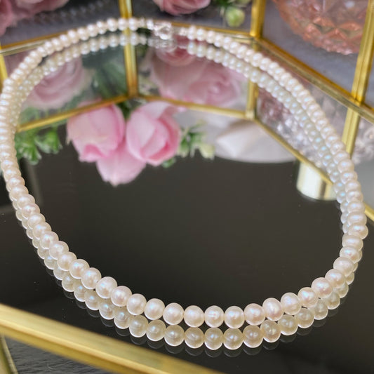River Pearl necklace (River Pearls 4.5-5 mm, 41cm)